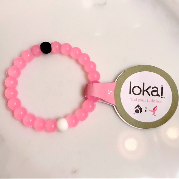 🆕🔥LOKAI SUPER CUTE PINK BREAST CANCER AWARENESS SIZE SMALL BRACELET NWT - Picture 3 of 8